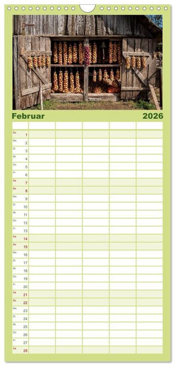 Produktbild: Familienplaner 2026 - Lettland - Streifz&uuml;ge durch das mittlere Baltikum mit 5 Spalten (Wandkalender, 21 x 45 cm) CALVENDO