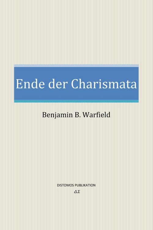 Produktbild: Ende der Charismata