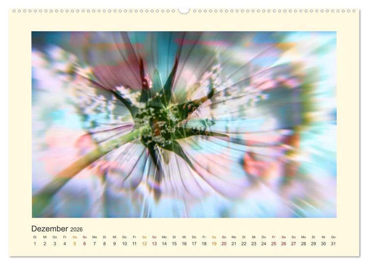 Produktbild: Fotografie trifft Malerei (Wandkalender 2026 DIN A2 quer), CALVENDO Monatskalender