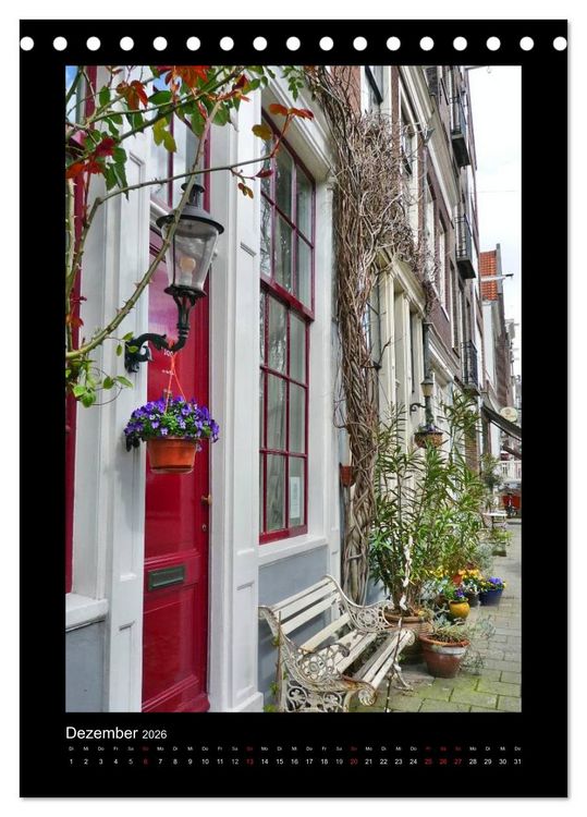 Produktbild: Amsterdam (Tischkalender 2026 DIN A5 hoch), CALVENDO Monatskalender