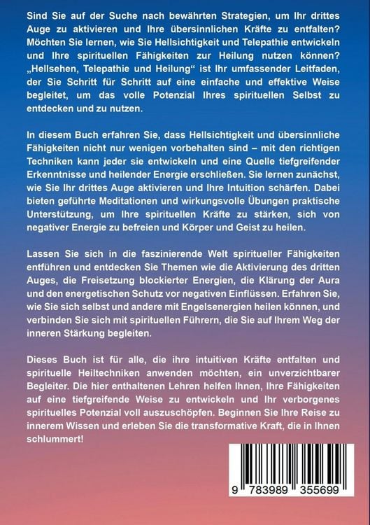 Produktbild: Hellsehen Telepathie und Heilung