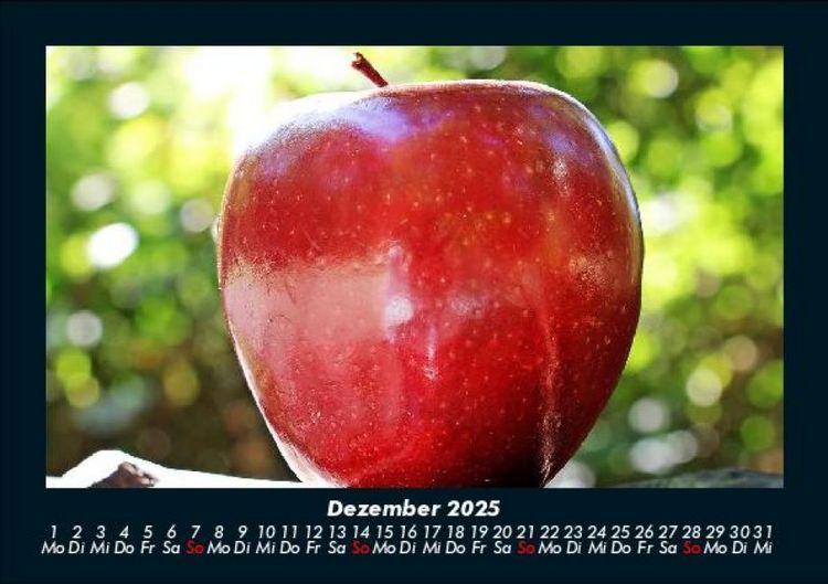 Produktbild: Obstkalender 2025 Fotokalender DIN A5
