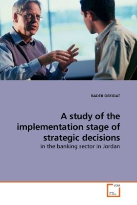 Produktbild: OBEIDAT, B: A study of the implementation stage of strategic