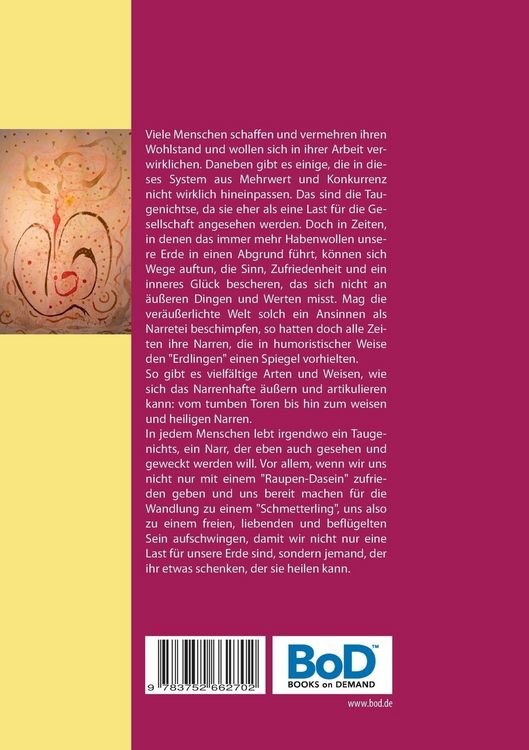 Produktbild: Vom Taugenichts zum Narren, der das heilige Leben liebt