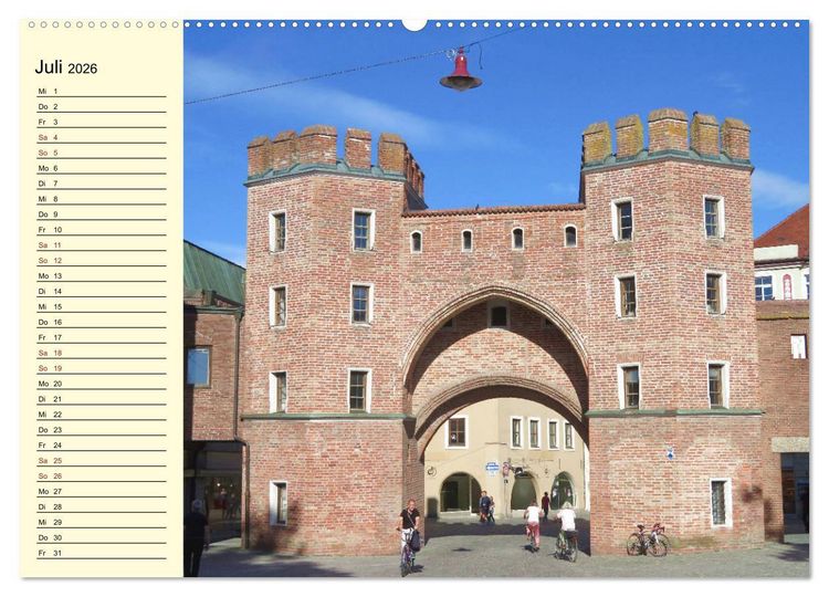 Produktbild: Landshut erleben (Wandkalender 2026 DIN A2 quer), CALVENDO Monatskalender