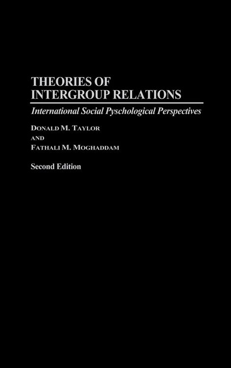 Produktbild: Theories of Intergroup Relations