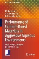 Produktbild: Performance of Cement-Based Materials in Aggressive Aqueous Environments