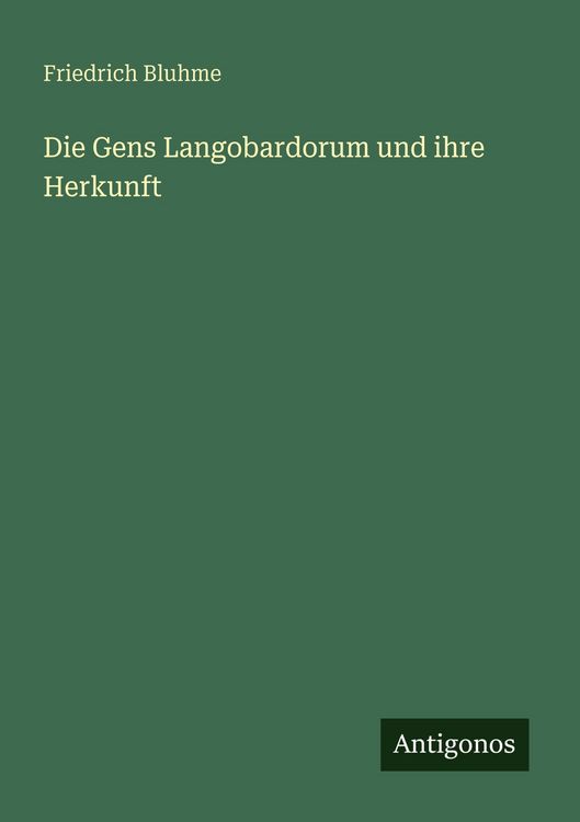 Produktbild: Die Gens Langobardorum und ihre Herkunft