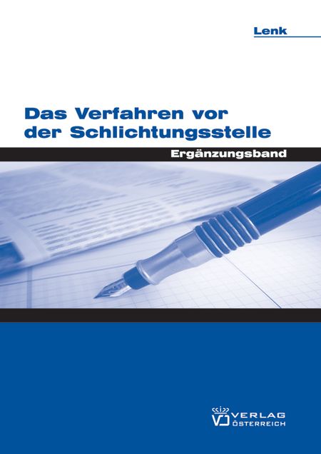 Produktbild: Das Verfahren vor der Schlichtungsstelle. Erg&auml;nzungsband