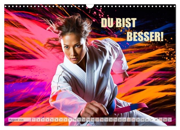 Produktbild: Judo und Motivation (Wandkalender 2026 DIN A3 quer), CALVENDO Monatskalender
