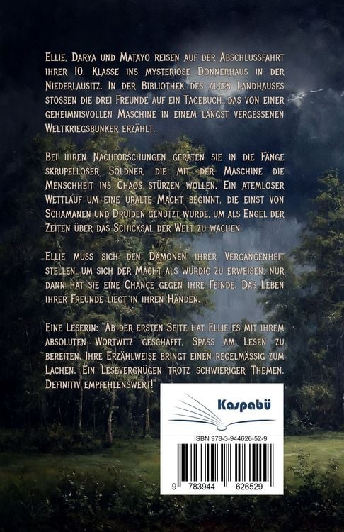 Produktbild: Engel der Zeiten &ndash; Das Geheimnis des Donnerhauses &ndash; Spannendes Jugendbuch ab 14 Jahren f&uuml;r M&auml;dchen und Jungen