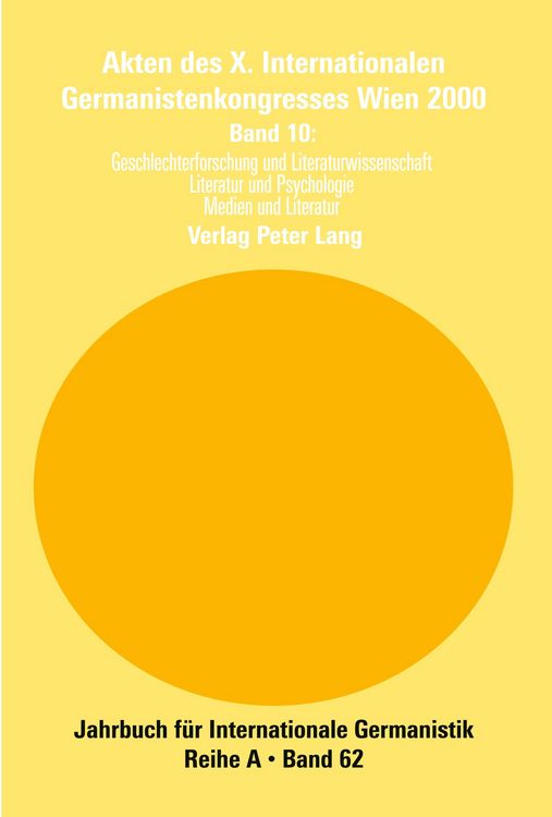 Produktbild: Akten des X. Internationalen Germanistenkongresses Wien 2000 - &laquo;Zeitenwende &ndash; Die Germanistik auf dem Weg vom 20. ins 21. Jahrhundert&raquo;