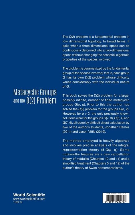 Produktbild: Metacyclic Groups and The D(2) Problem