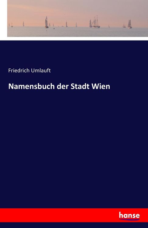 Produktbild: Namensbuch der Stadt Wien