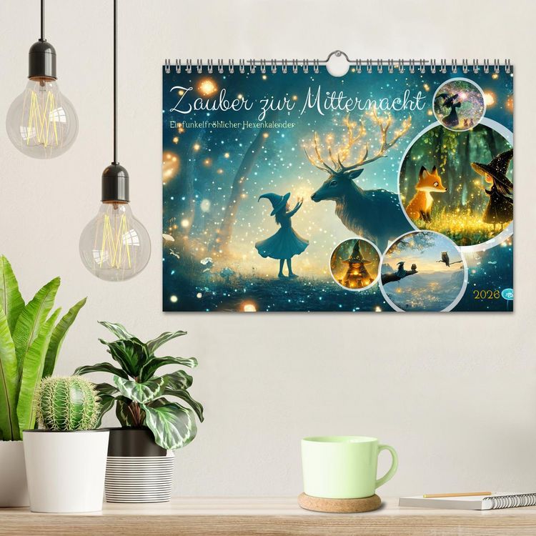 Produktbild: Zauber zur Mitternacht (Wandkalender 2026 DIN A4 quer), CALVENDO Monatskalender