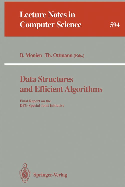 Produktbild: Data Structures and Efficient Algorithms