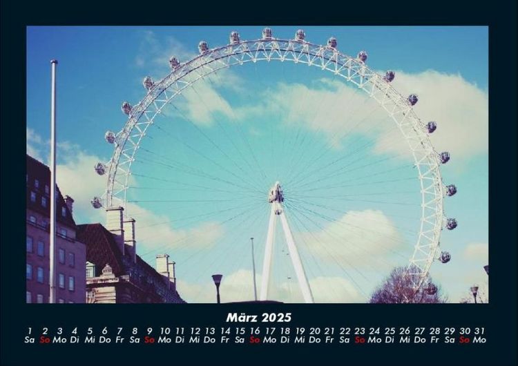 Produktbild: Londons sch&ouml;nste Seiten 2025 Fotokalender DIN A4