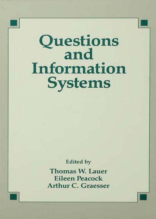 Produktbild: Questions and Information Systems