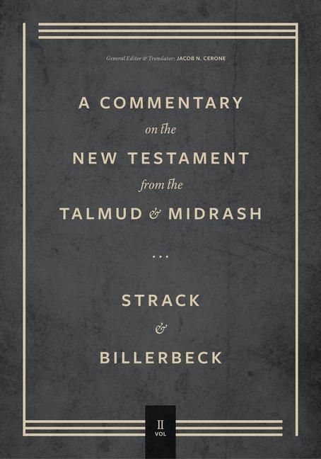 Produktbild: Commentary on the New Testament from the Talmud and Midrash