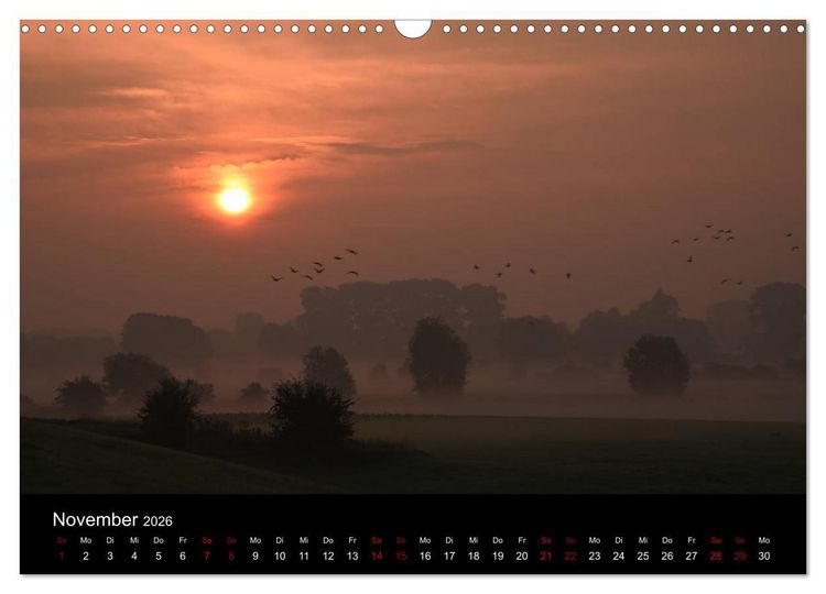Produktbild: Niederrheinischer Himmel (Wandkalender 2026 DIN A3 quer), CALVENDO Monatskalender