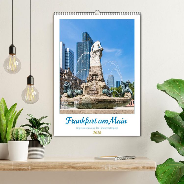 Produktbild: Frankfurt am Main - Impressionen aus der Finanzmetropole (Wandkalender 2026 DIN A2 hoch), CALVENDO Monatskalender