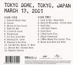 Produktbild: KISS Off The Soundboard: Tokyo Dome 2001 Live