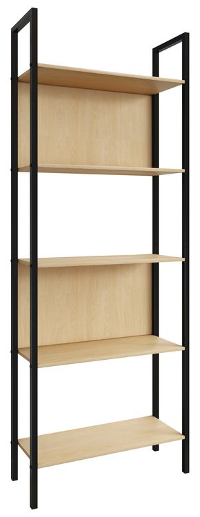 Produktbild: Holz Metall Stand Regal B&uuml;ro B&uuml;cher Flakos 5fach