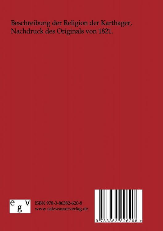 Produktbild: Religion der Karthager