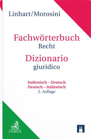 Produktbild: Fachw&ouml;rterbuch Recht - Dizionario giuridico