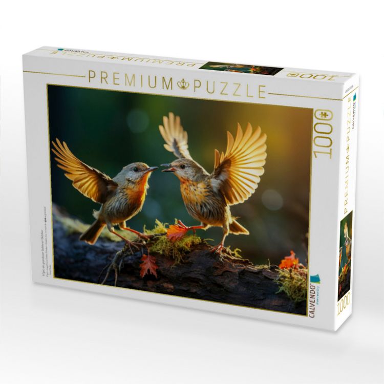 Produktbild: CALVENDO Puzzle V&ouml;gel, ein grandioser Goldener Oktober | 1000 Teile Lege-Gr&ouml;&szlig;e 64x48cm Foto-Puzzle f&uuml;r gl&uuml;ckliche Stunden