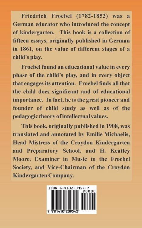 Produktbild: Autobiography of Friedrich Froebel