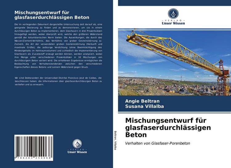 Produktbild: Mischungsentwurf f&uuml;r glasfaserdurchl&auml;ssigen Beton