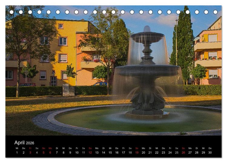 Produktbild: Hanau und Umgebung (Tischkalender 2026 DIN A5 quer), CALVENDO Monatskalender