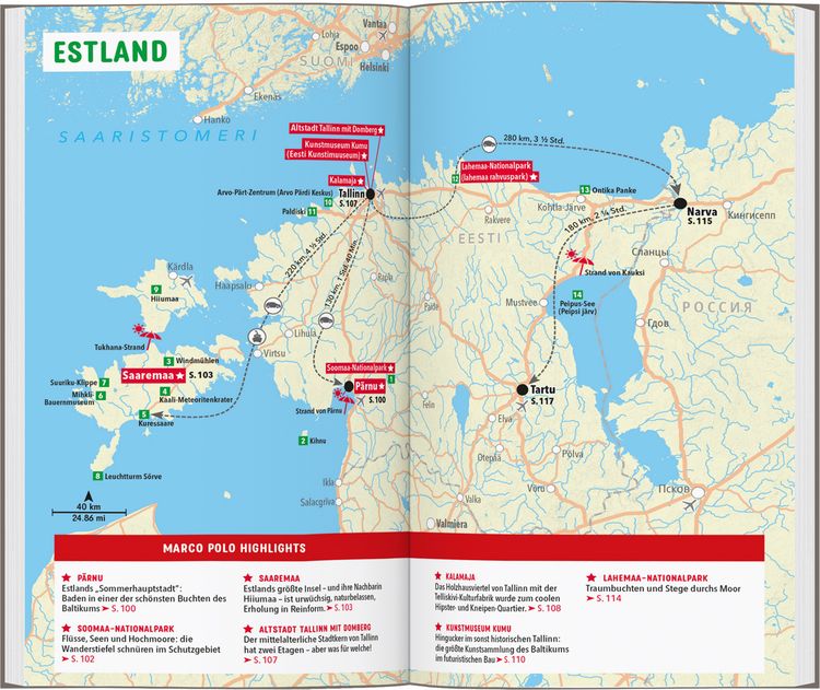 Produktbild: MARCO POLO Reisef&uuml;hrer Baltikum, Estland, Lettland, Litauen
