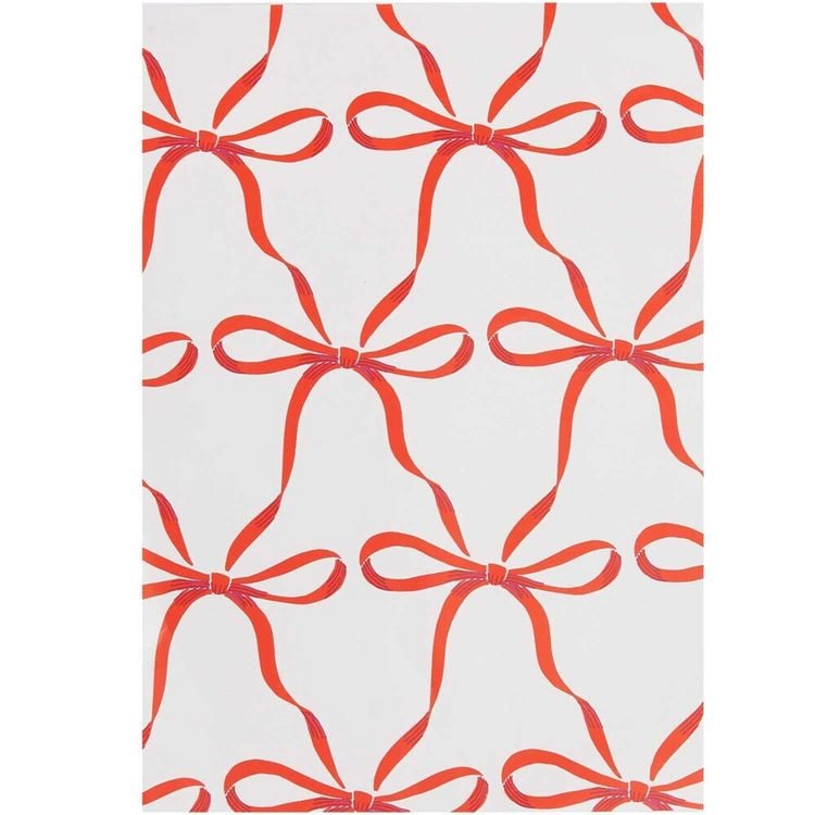 Produktbild: Geschenkpapier Schleifen, Classic Rot, MIX