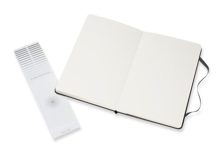 Produktbild: Moleskine Aquarell Notizbuch Large/A5, 200G-Aquarellpapier, Hard Cover, Schwarz