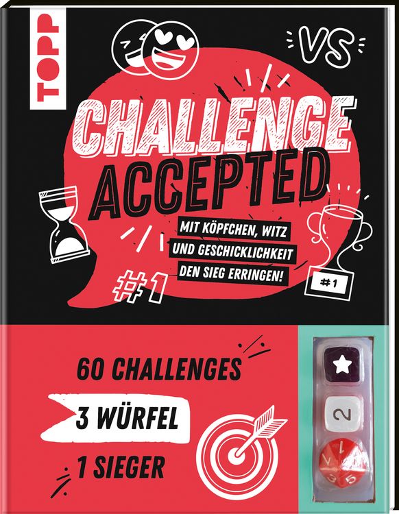 Produktbild: Challenge accepted! Mit 3 W&uuml;rfeln und 60 Challenges