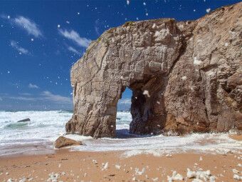 Produktbild: CALVENDO Puzzle Arche de Port Blanc | 1000 Teile Lege-Gr&ouml;&szlig;e 64x48cm Foto-Puzzle f&uuml;r gl&uuml;ckliche Stunden