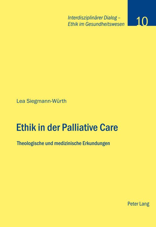 Produktbild: Ethik in der Palliative Care