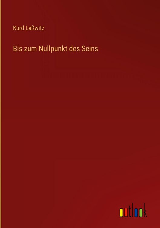 Produktbild: Bis zum Nullpunkt des Seins