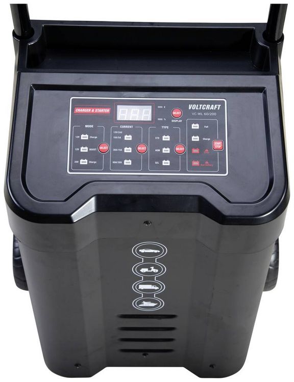 Produktbild: VOLTCRAFT VC-WL 60/200 Lader+Starter VC-12362515 Werkstattladeger&auml;t 60A