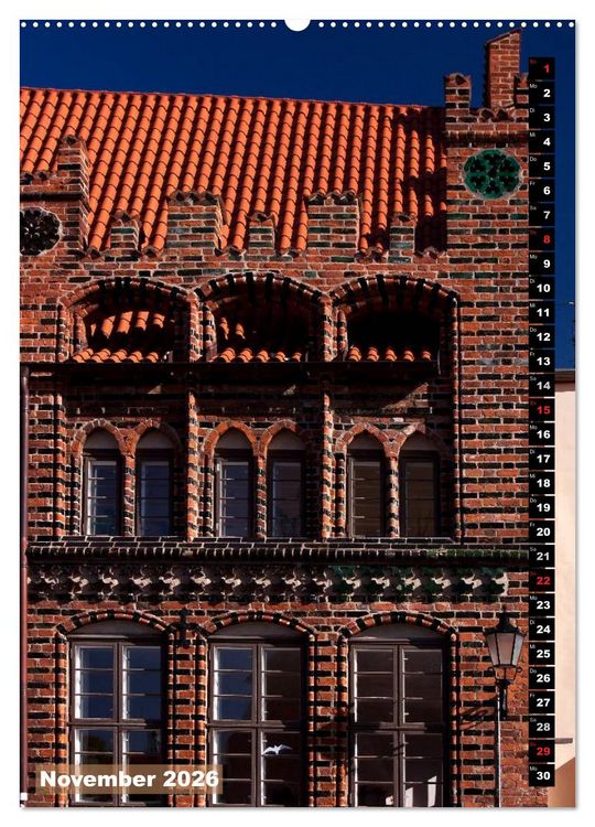 Produktbild: Zauberhaftes Wismar (Wandkalender 2026 DIN A2 hoch), CALVENDO Monatskalender