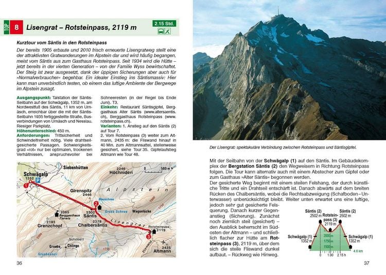 Produktbild: ROTHER Wanderf&uuml;hrer Appenzellerland
