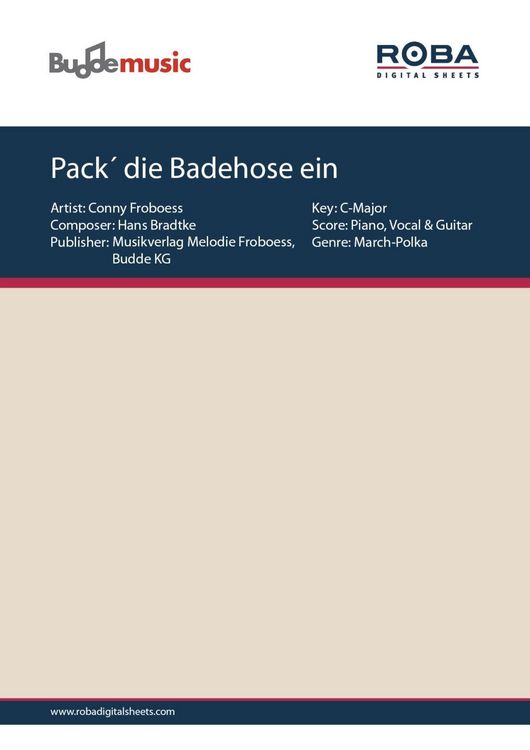 Produktbild: Pack&acute; die Badehose ein
