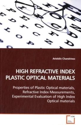 Produktbild: Chandrinos, a: High Refractive Index Plastic Optical Materia