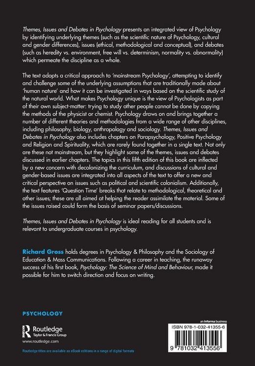 Produktbild: Themes, Issues and Debates in Psychology