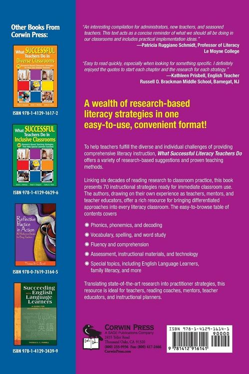 Produktbild: What Successful Literacy Teachers Do