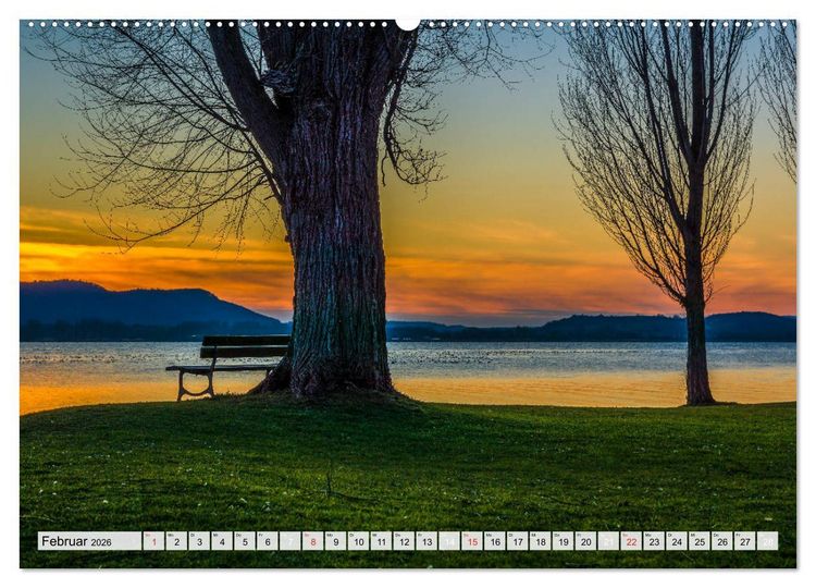Produktbild: Auszeit Bodensee (hochwertiger Premium Wandkalender 2026 DIN A2 quer), Kunstdruck in Hochglanz