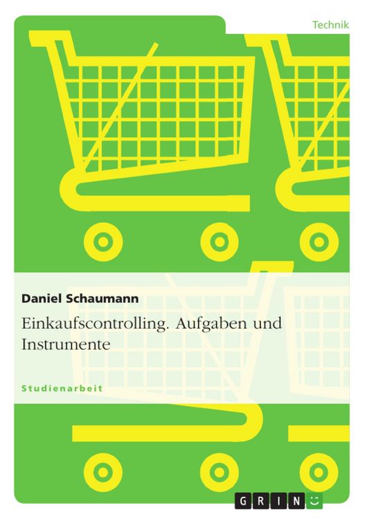 Produktbild: Einkaufscontrolling - Aufgaben und Instrumente des Einkaufscontrollings