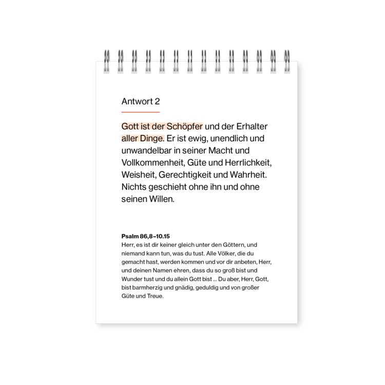 Produktbild: New City Katechismus (Tischkalender)